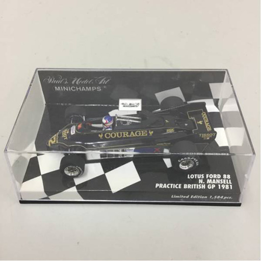 MINICHAMPS LOTUS FORD 88 N.MANSEL PRACTICE BRITISH GP1981